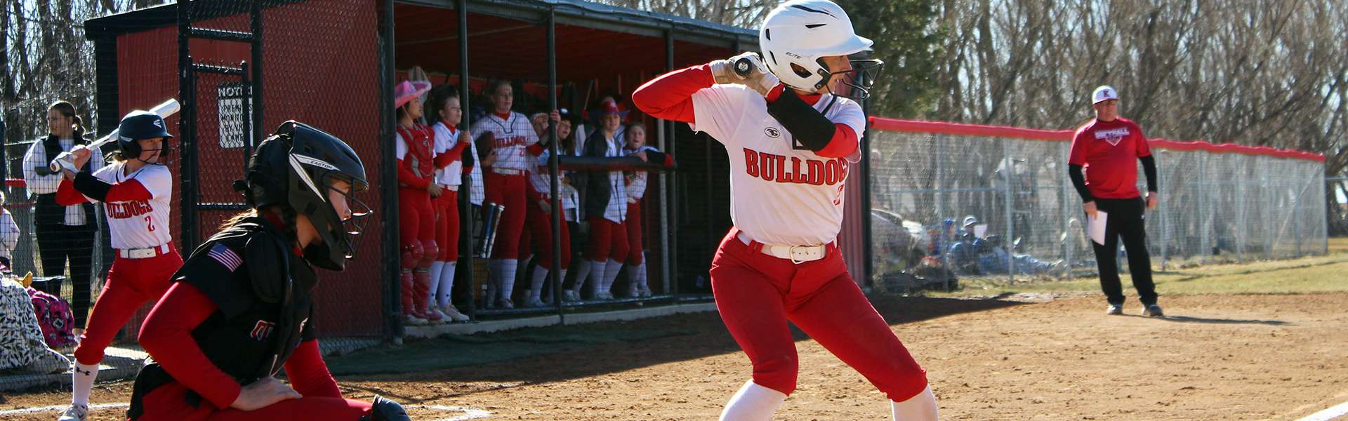 Jaci Cowger is at bat during a game last season. | Photo by Kaya Thomas