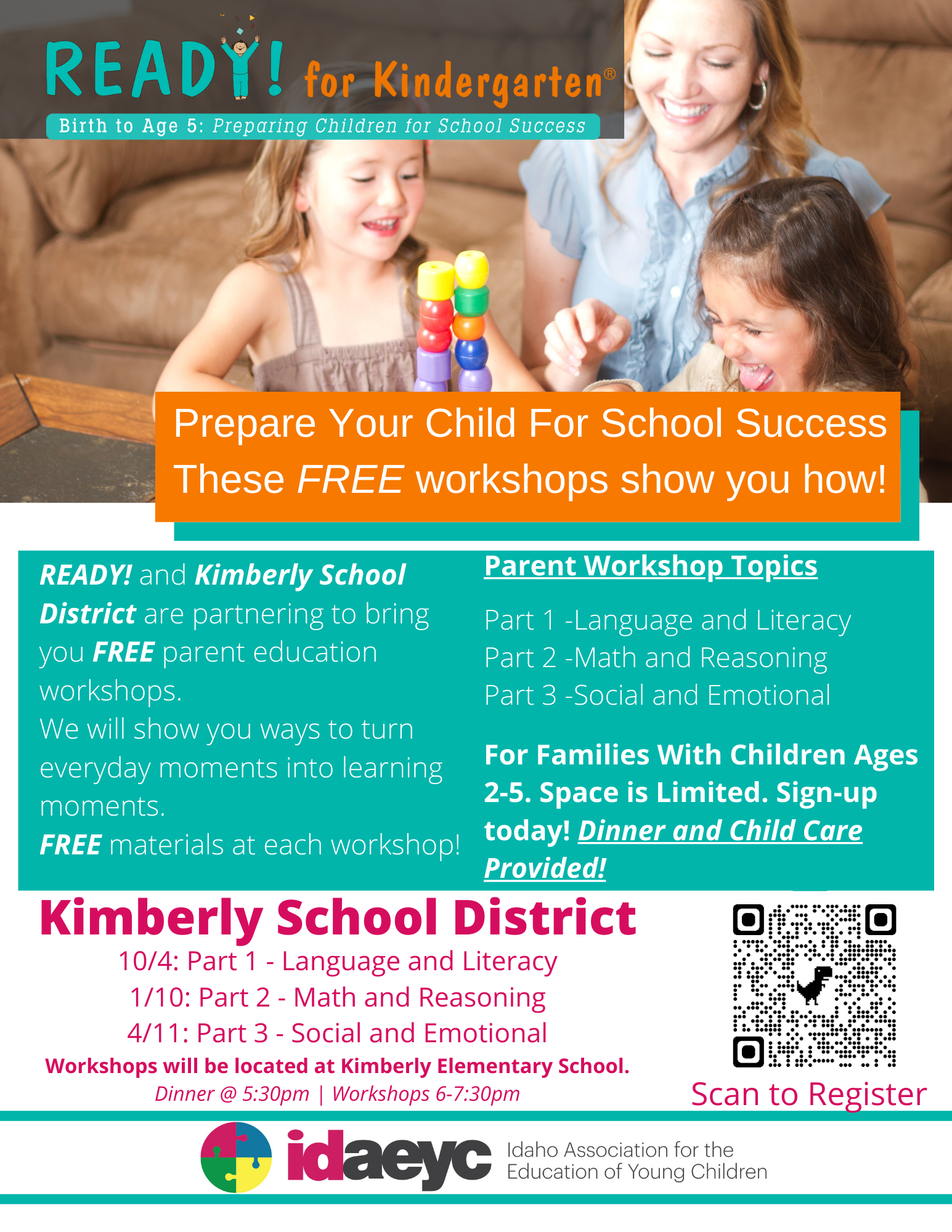 Ready! for Kindergarten | Kimberly School District