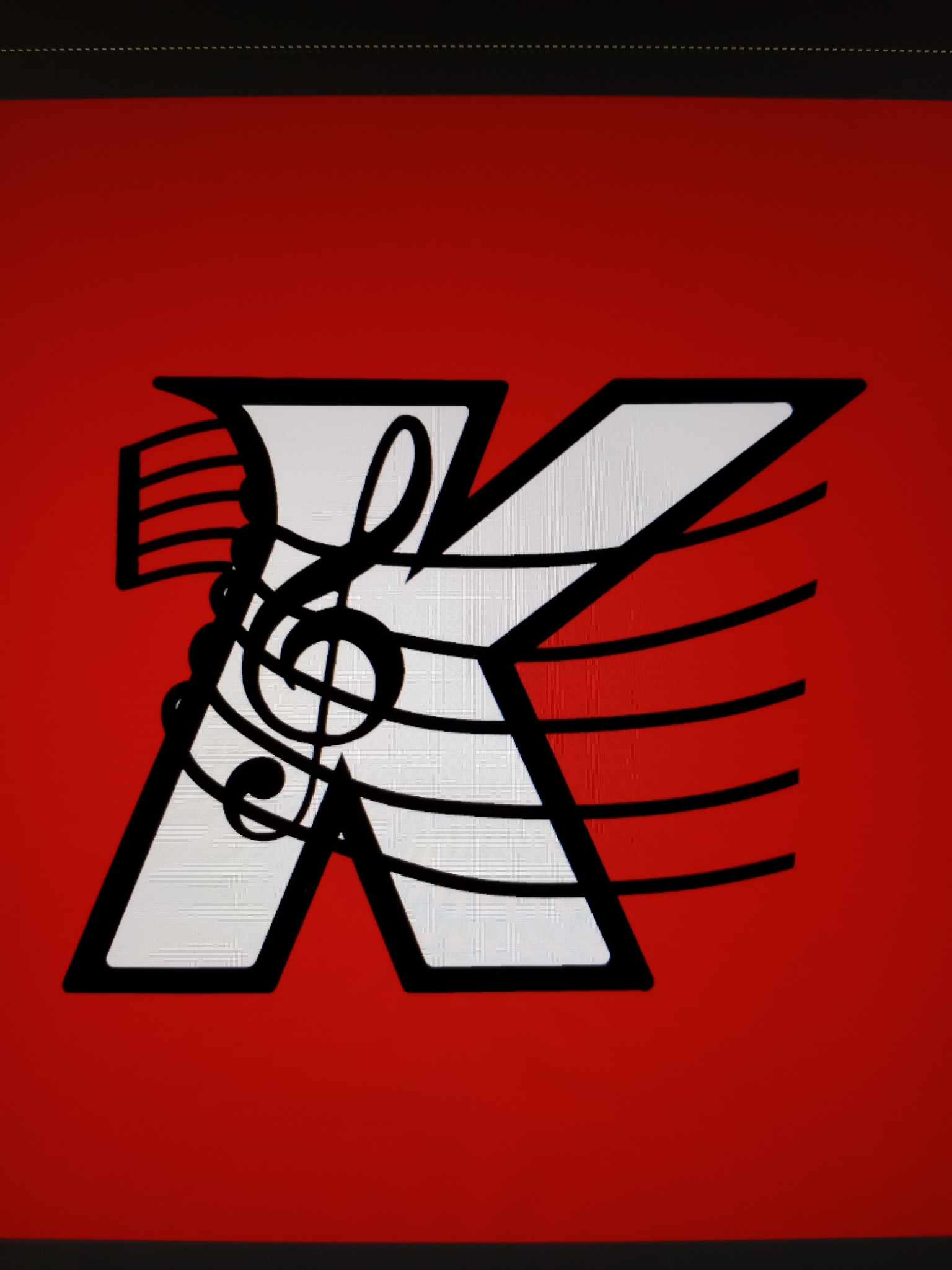 K with treble clef