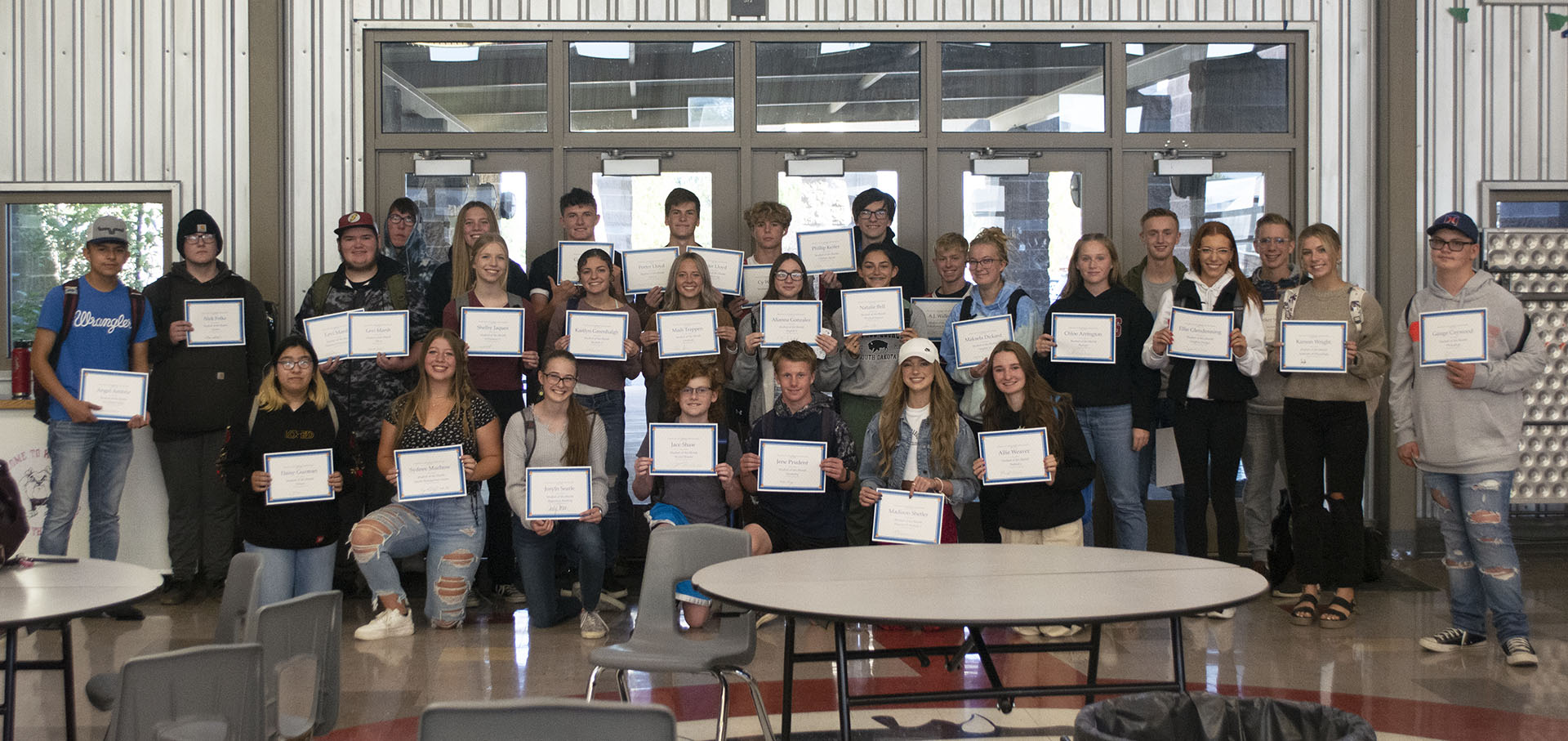 Students of the Month 10-22 | Photo by Publications Staff