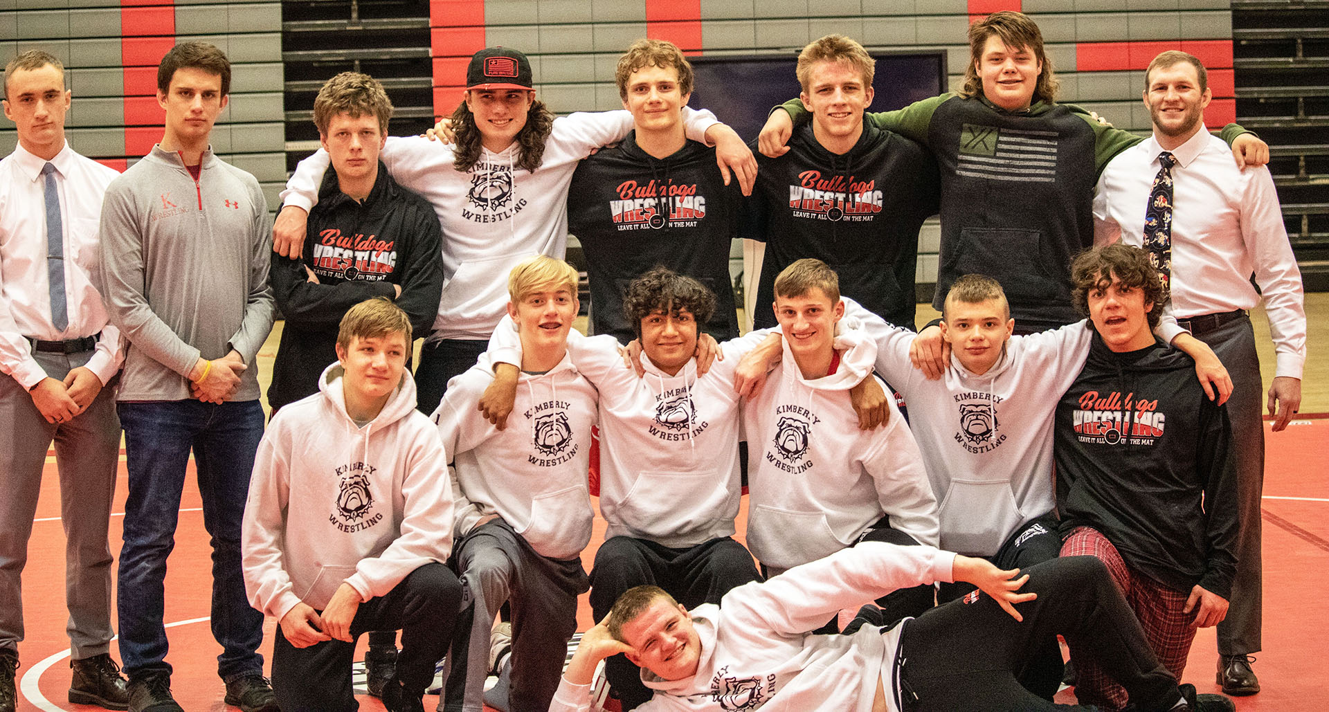The 2021-22 wrestling poses for a picture last year. | Submitted Photo