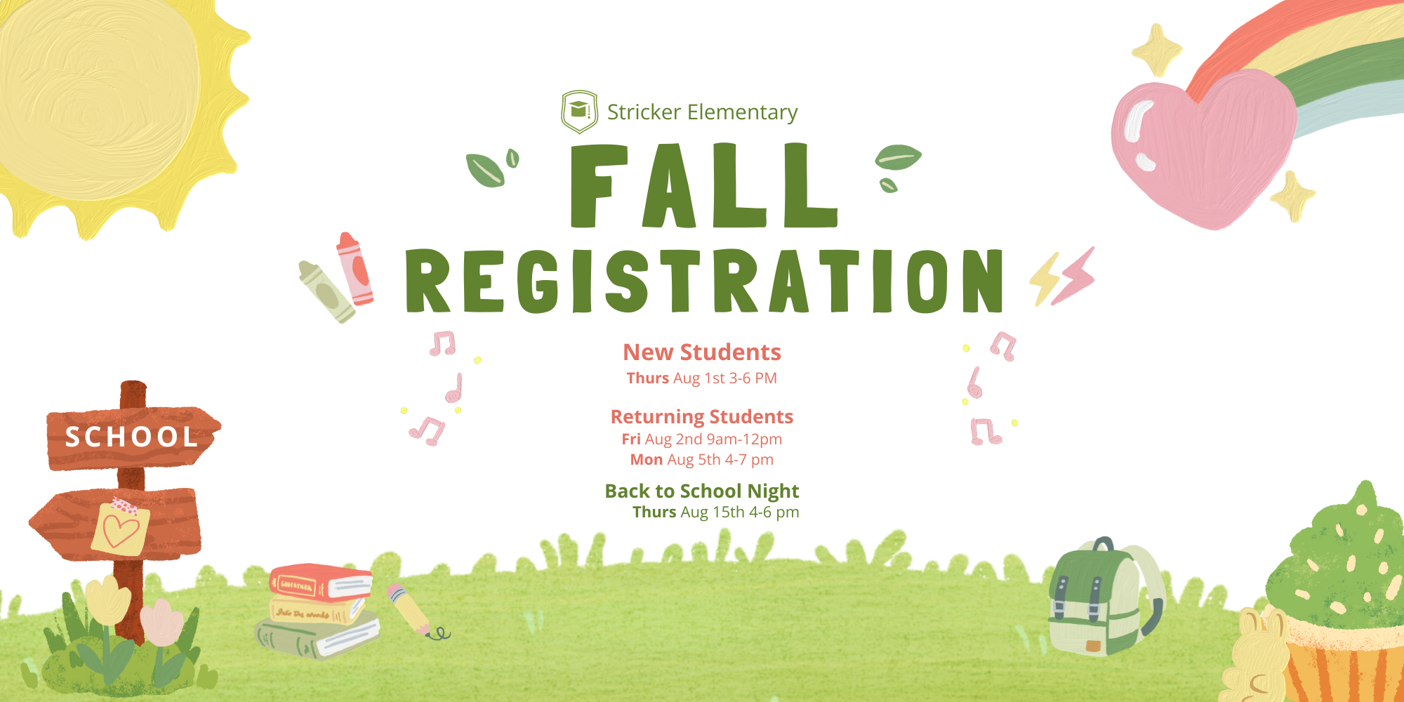 Fall Registration info