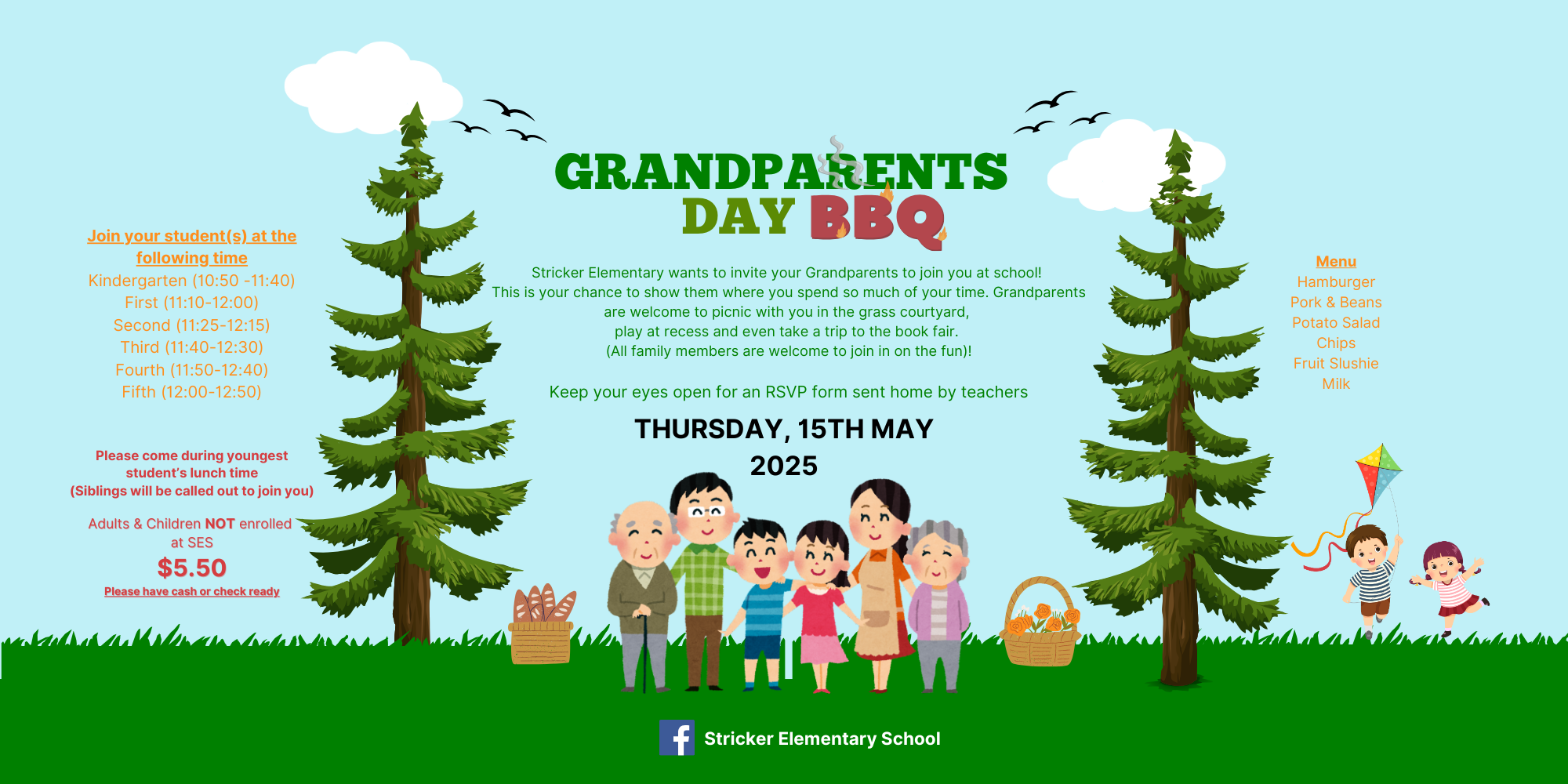 Grandparent's Day Picture Day at Gradeschool