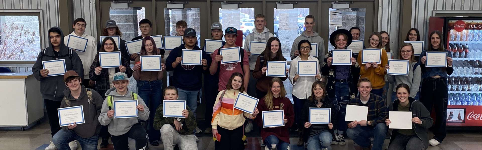 Kimberly High School Students of the Month — February 2023 | Photo by Mr. Gonzales