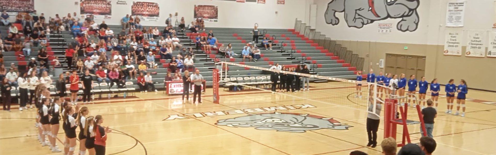 The KHS varsity volleyball team prepares to play Sugar-Salem on Friday, Sept. 27. | By Paco De Asis Medina Olea