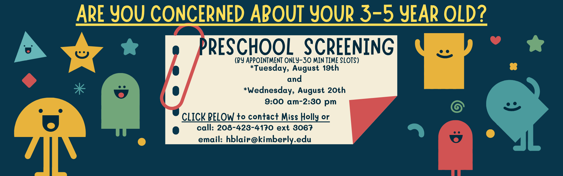 Upcoming screening