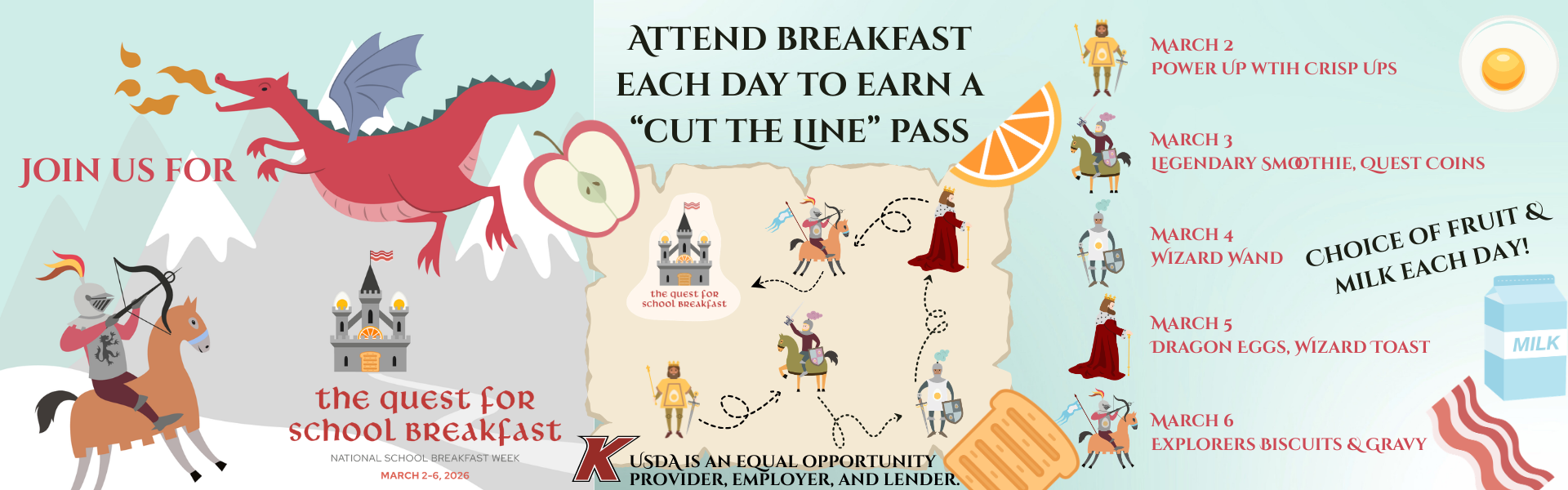 National School Breakfast Week-March 2-6