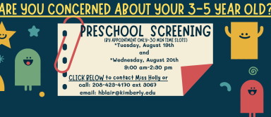 Upcoming screening