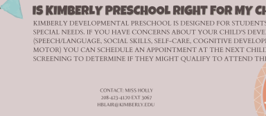 Preschool purpose