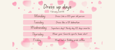 February Dress-up days