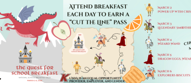 National School Breakfast Week-March 2-6